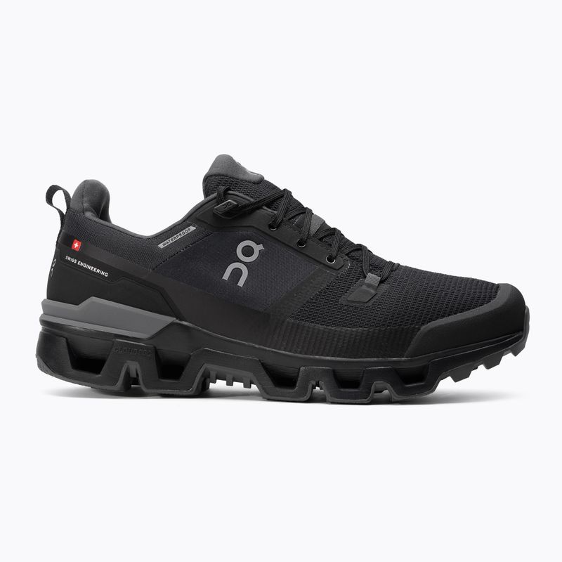 Pánske trekové topánky On Cloudwander Waterproof black/eclipse 7398606 2
