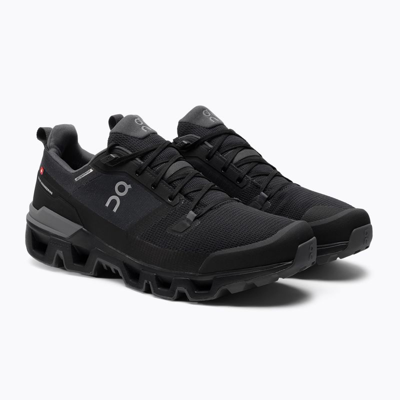 Pánske trekové topánky On Cloudwander Waterproof black/eclipse 7398606 5