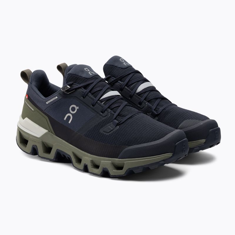 Pánske trekové topánky On Cloudwander Waterproof black 7398604 4