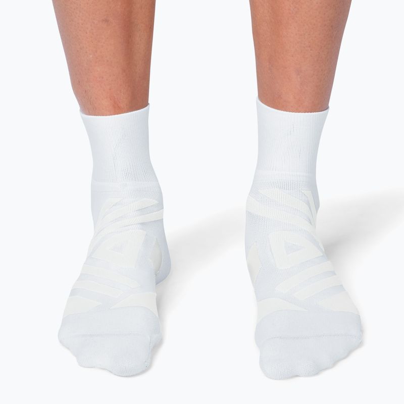 Pánske bežecké ponožky On Running Performance Mid white/ivory 2