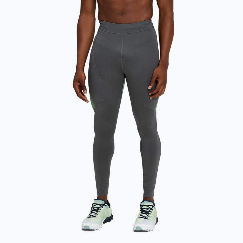 Pánske bežecké legíny On Running Performance shadow/ivy