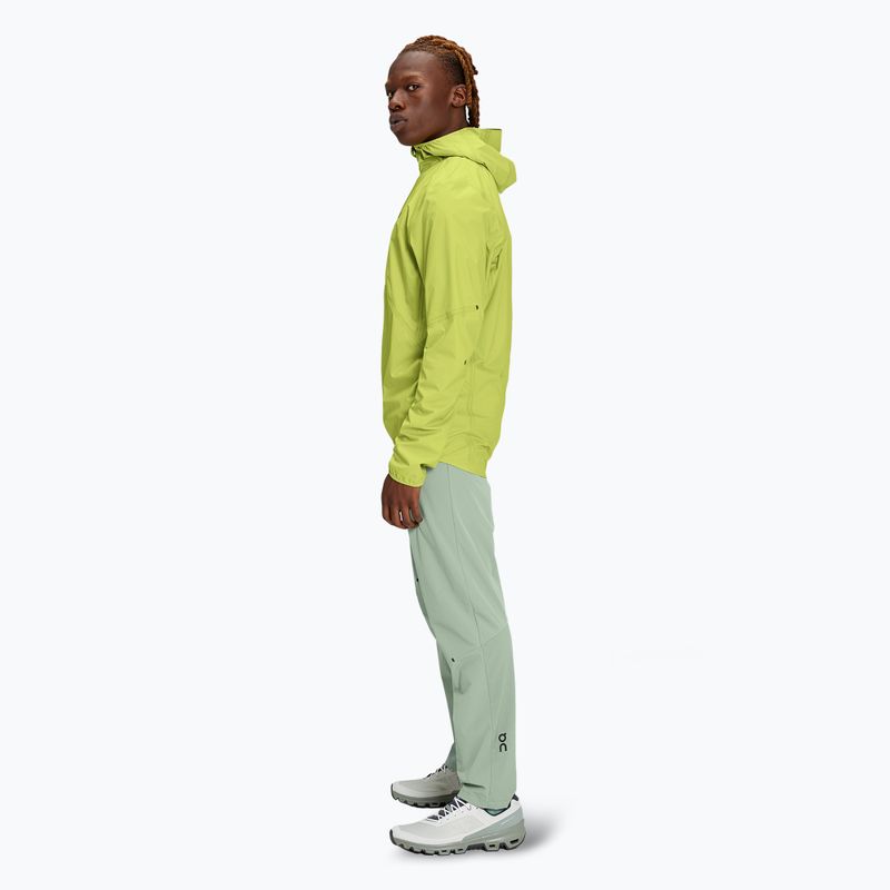 Pánska bežecká bunda On Running Waterproof Anorak zest 2