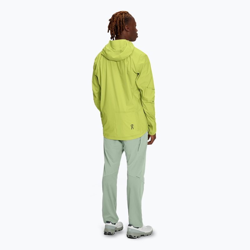 Pánska bežecká bunda On Running Waterproof Anorak zest 3