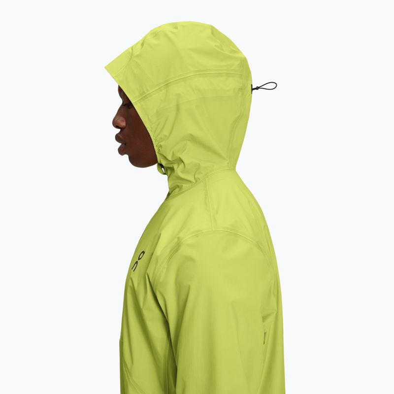 Pánska bežecká bunda On Running Waterproof Anorak zest 4