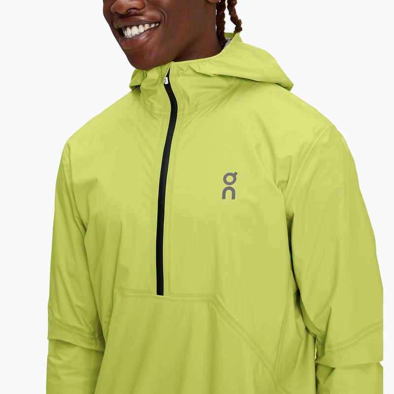 Pánska bežecká bunda On Running Waterproof Anorak zest 6