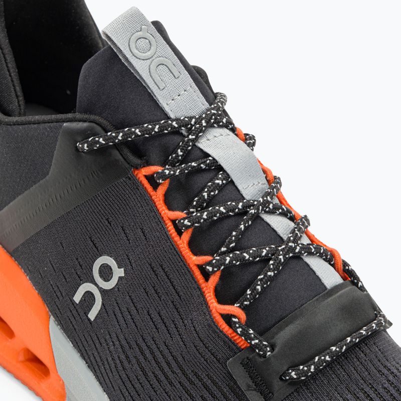 Pánska bežecká obuv On Cloudnova Flux black/flame 10