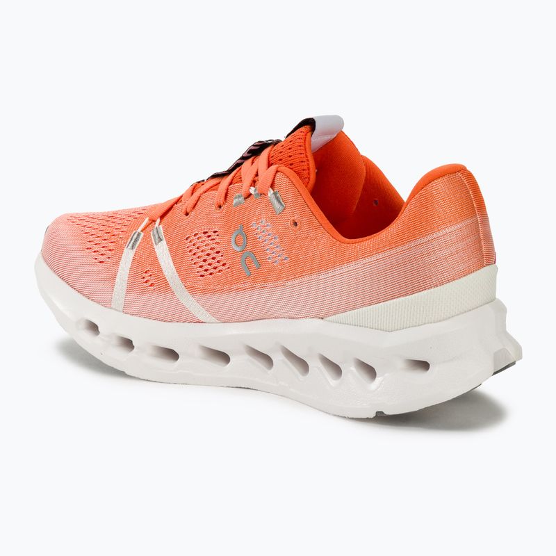 Pánske bežecké topánky On Cloudsurfer flame/white 3