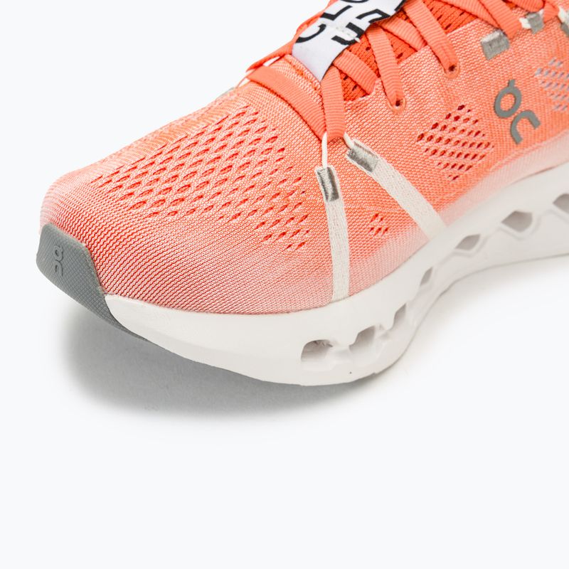 Pánske bežecké topánky On Cloudsurfer flame/white 7