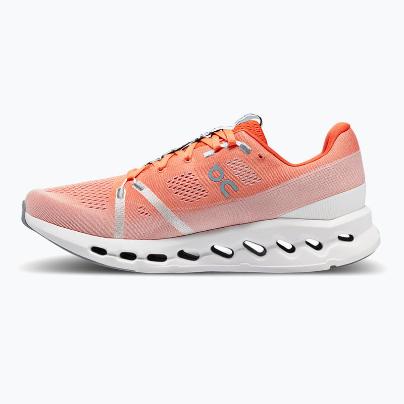 Pánske bežecké topánky On Cloudsurfer flame/white 10