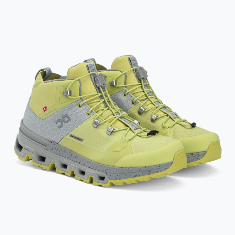 Dámska treková obuv On Cloudtrax Waterproof yellow 3WD10881099 4
