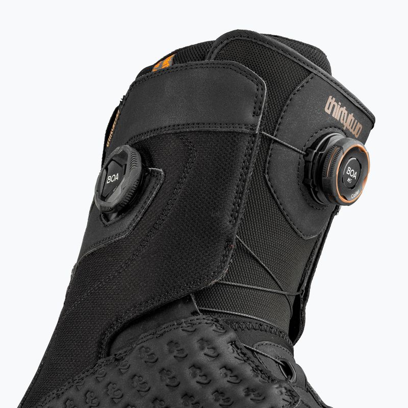 Pánske snowboardové topánky ThirtyTwo Lashed Double Boa black/black/gum 5