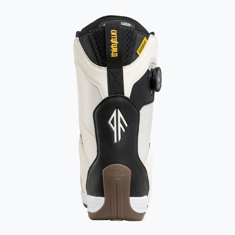 Pánske snowboardové topánky ThirtyTwo Lashed Double Boa Fava white/black/yellow 3