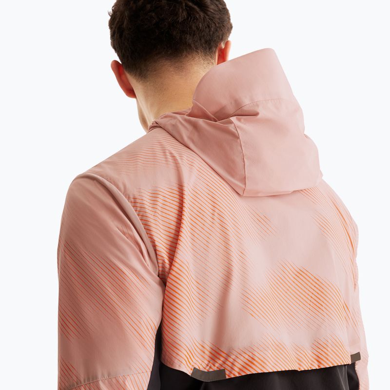 Pánska bežecká bunda On Weather Lumos woodrose/black 4