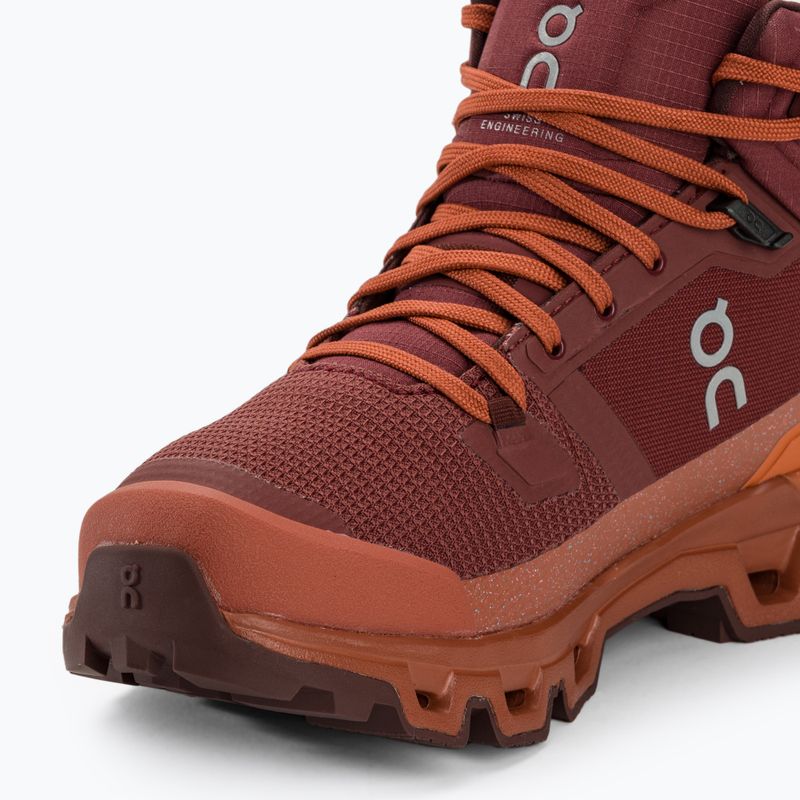 Dámska treková obuv On Cloudrock 2 Waterproof beet/auburn 7