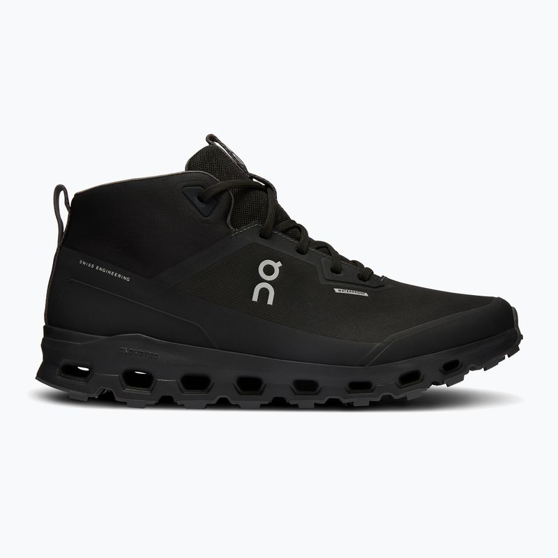 Pánske trekové topánky On Cloudroam Waterproof black/eclipse 7