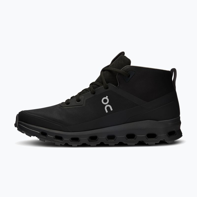 Pánske trekové topánky On Cloudroam Waterproof black/eclipse 8