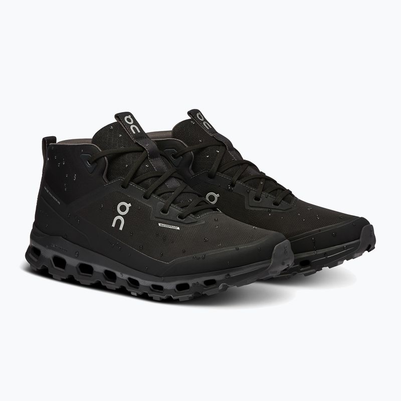 Pánske trekové topánky On Cloudroam Waterproof black/eclipse 9