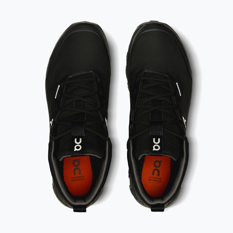 Pánske trekové topánky On Cloudroam Waterproof black/eclipse 11