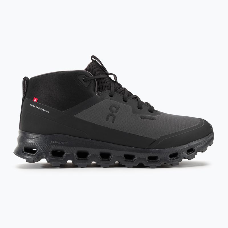 Pánske trekové topánky On Cloudroam Waterproof black/eclipse 2