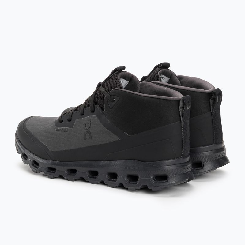 Pánske trekové topánky On Cloudroam Waterproof black/eclipse 3