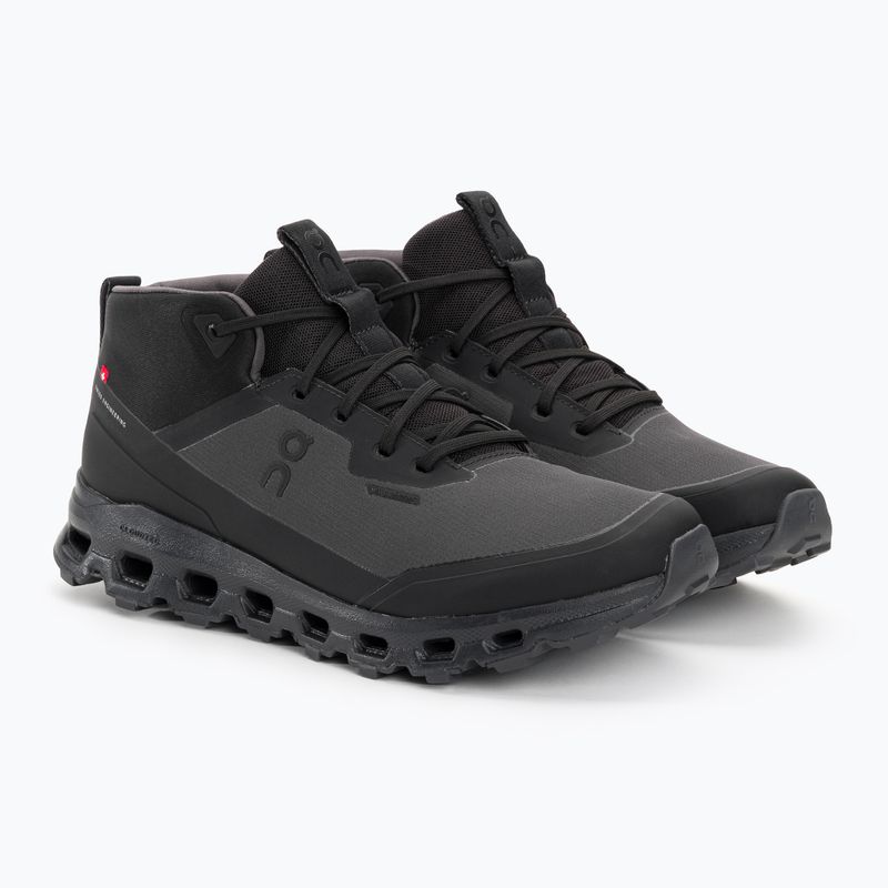 Pánske trekové topánky On Cloudroam Waterproof black/eclipse 4