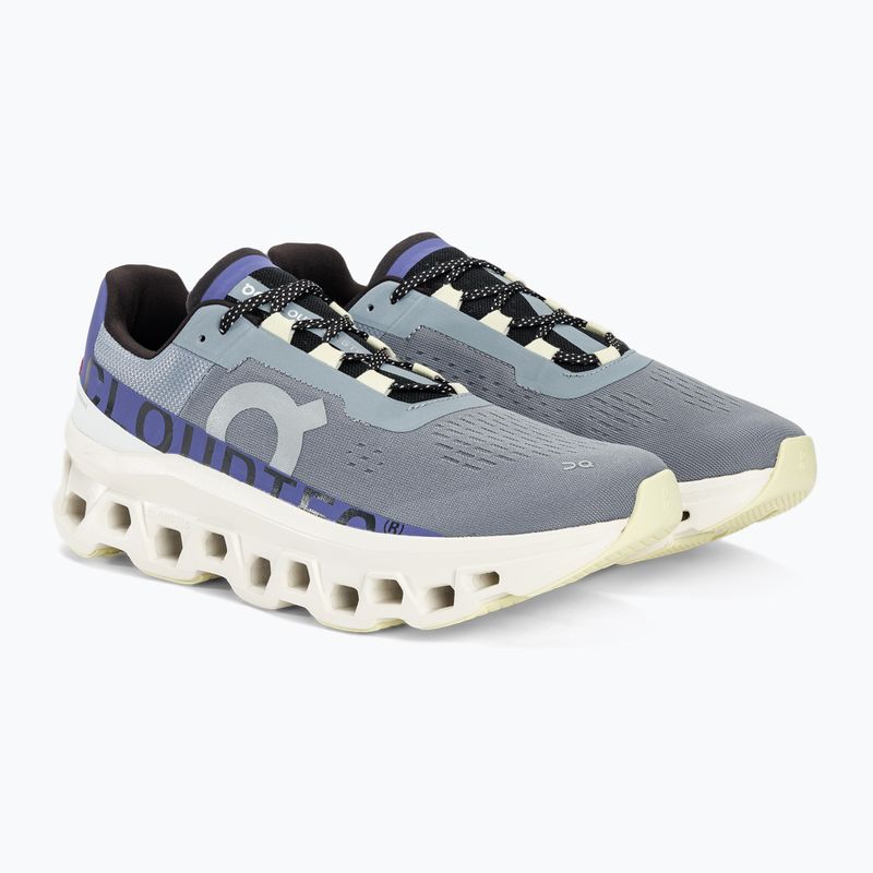 Pánska bežecká obuv On Cloudmonster mist/blueberry 4