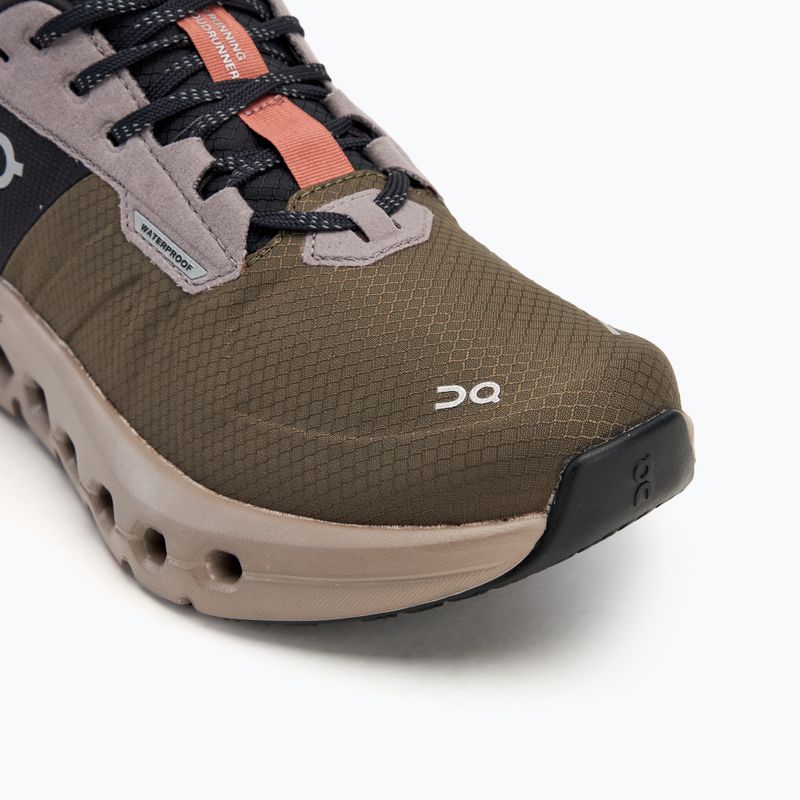 Dámska bežecká obuv On Cloudrunner 2 Waterproof olive/mahogany 7