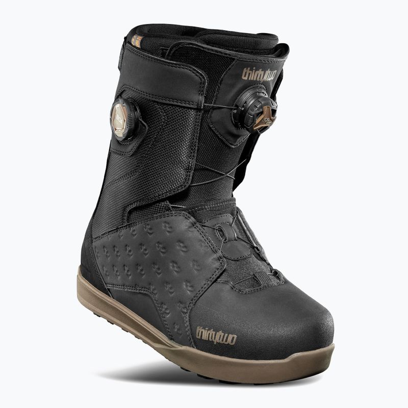 Pánske snowboardové topánky ThirtyTwo Lashed Double Boa ʼ25 black/gum 6