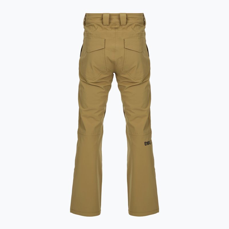 Pánske snowboardové nohavice ThirtyTwo Wooderson khaki 2