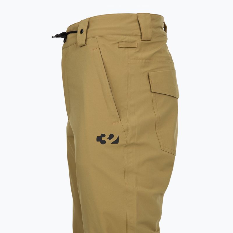 Pánske snowboardové nohavice ThirtyTwo Wooderson khaki 3