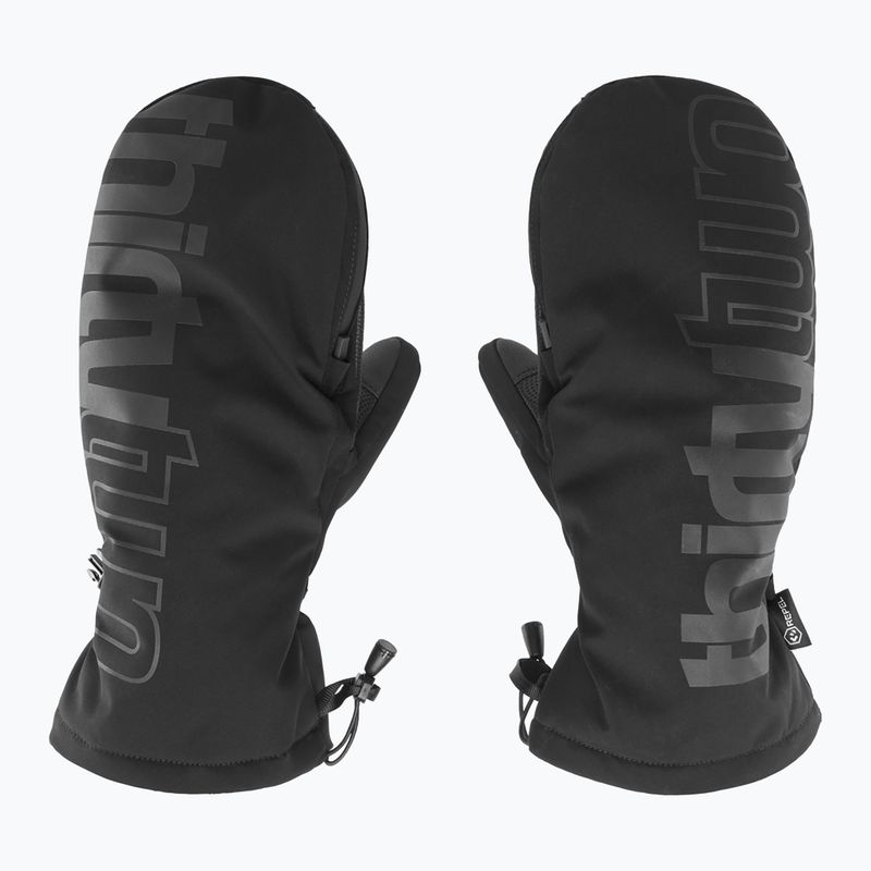 Pánske snowboardové rukavice ThirtyTwo Corp Mitt black/black