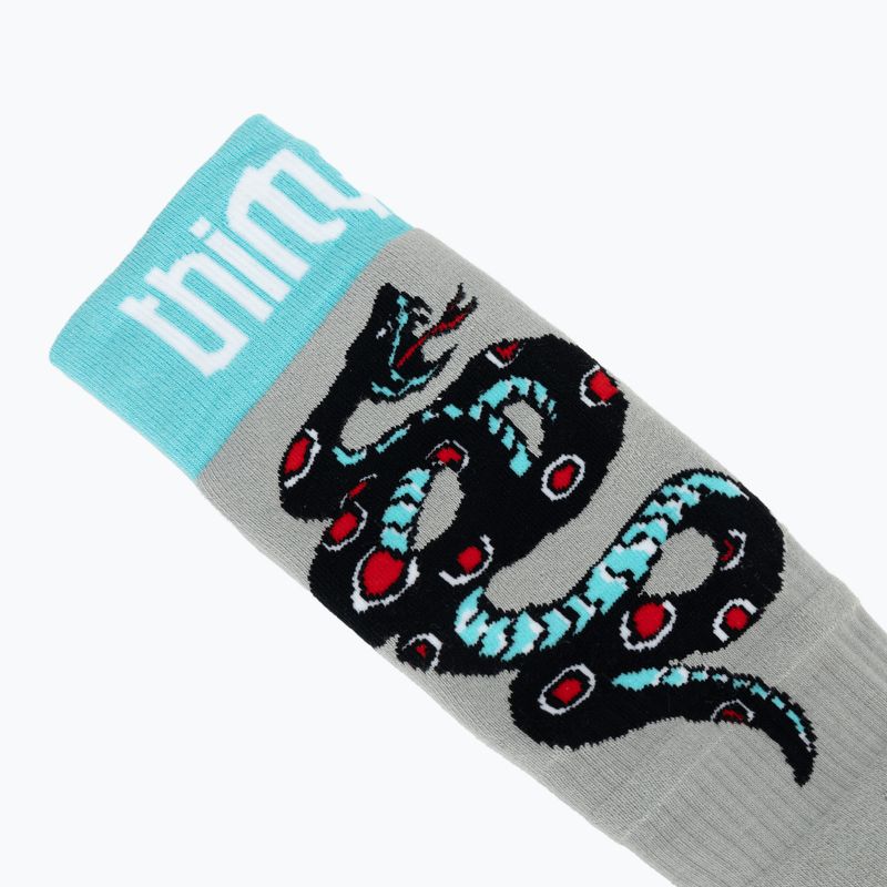 Pánske snowboardové ponožky ThirtyTwo TM Coolmax grey/red 4