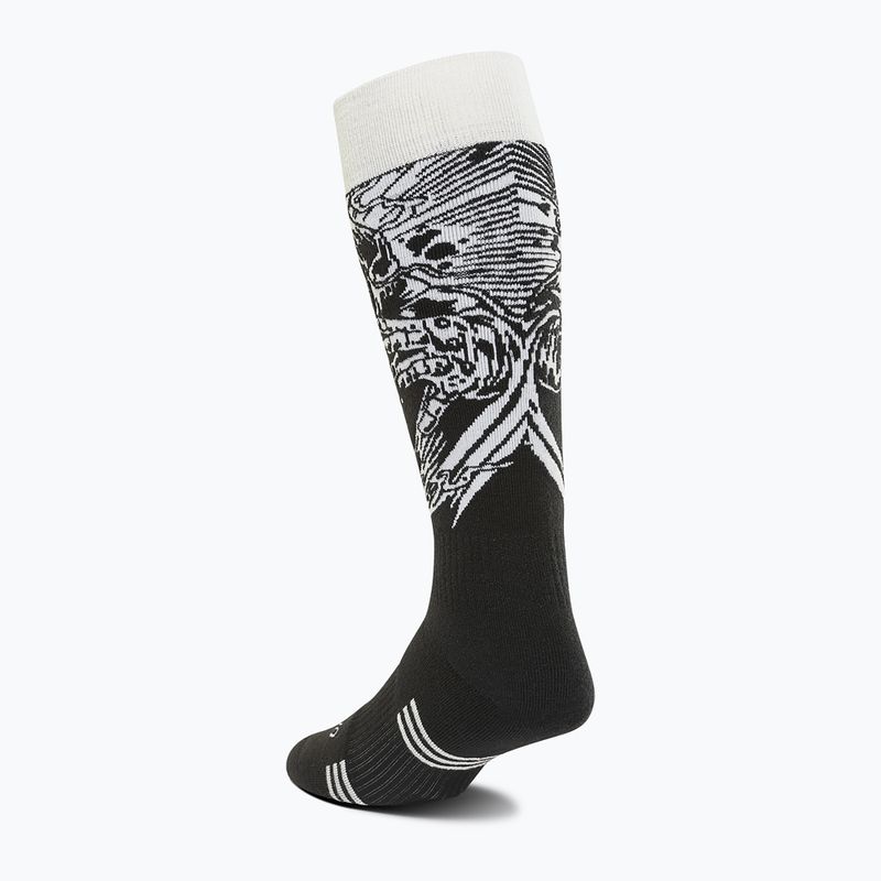 Pánske snowboardové ponožky ThirtyTwo 32 Merino black/white 2