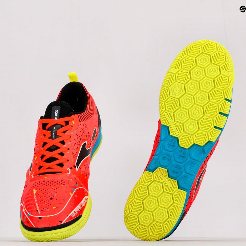 Joma Tactico IN pánske kopačky coral/turquoise 13