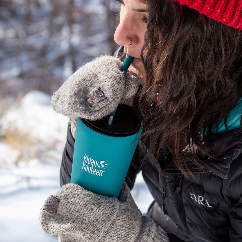 Vákuovo izolovaný termohrnček Klean Kanteen Tumbler smaragdový záliv 7