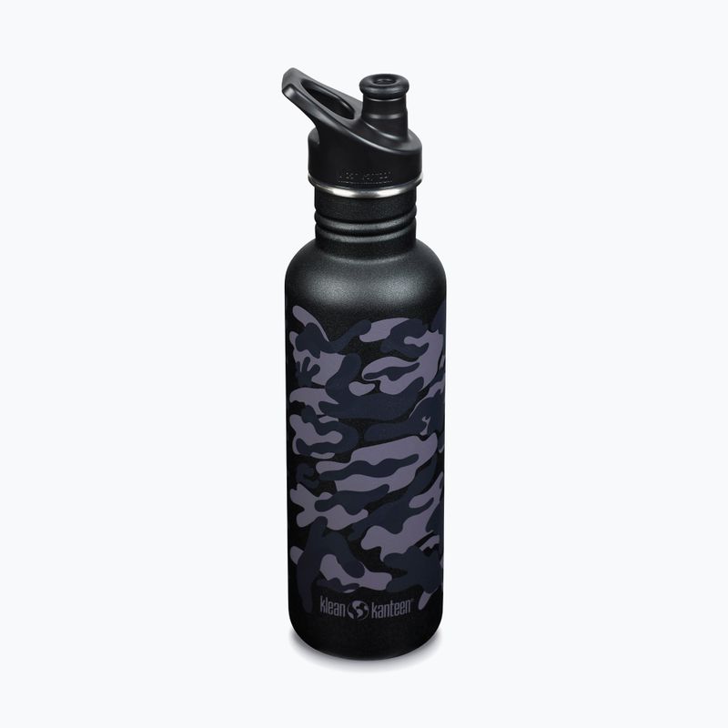 Cestovná fľaša Klean Kanteen Classic black camo