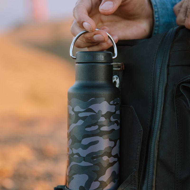 Cestovná fľaša Klean Kanteen Classic VI black camo 6