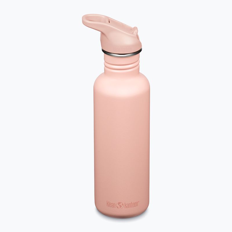 Cestovná fľaša Klean Kanteen Classic Flip Seal Sport 800 ml peach parfait
