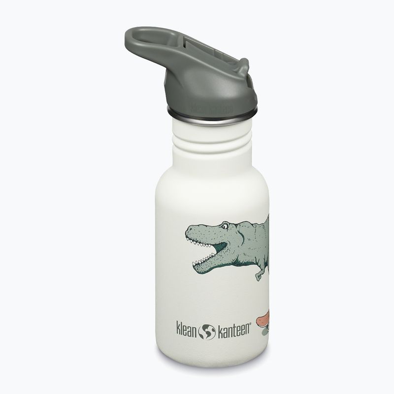 Klean Kanteen Flip Seal Sport Cap Straw 355 ml detská cestovná fľaša dino skate