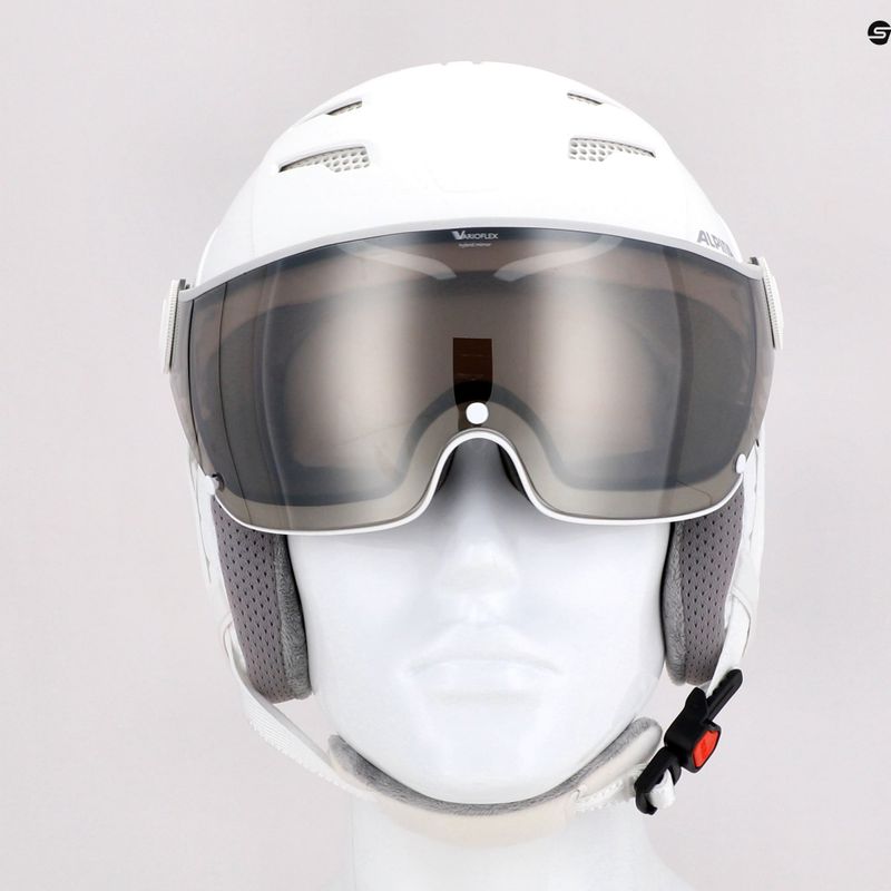 Lyžiarska prilba Alpina Jump 2.0 VM white/gray matt 16