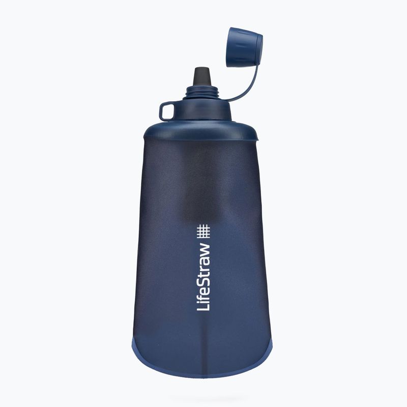 Cestovná fľaša Lifestraw Peak Squeeze 650 ml námornícka modrá LSPSFMLMBWW 3