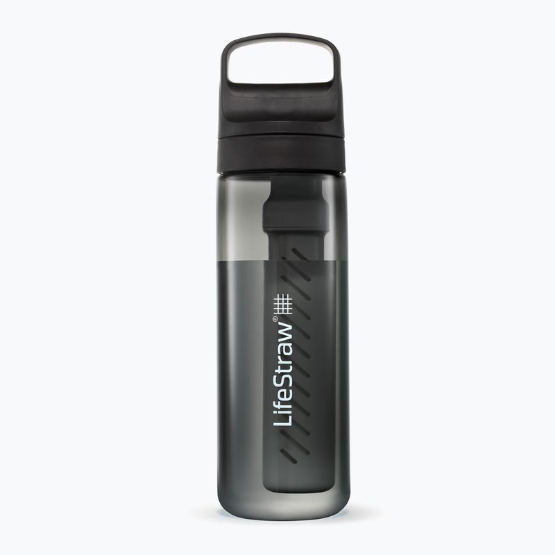 Cestovná fľaša Lifestraw Go 2.0 s filtrom 650 ml čierna