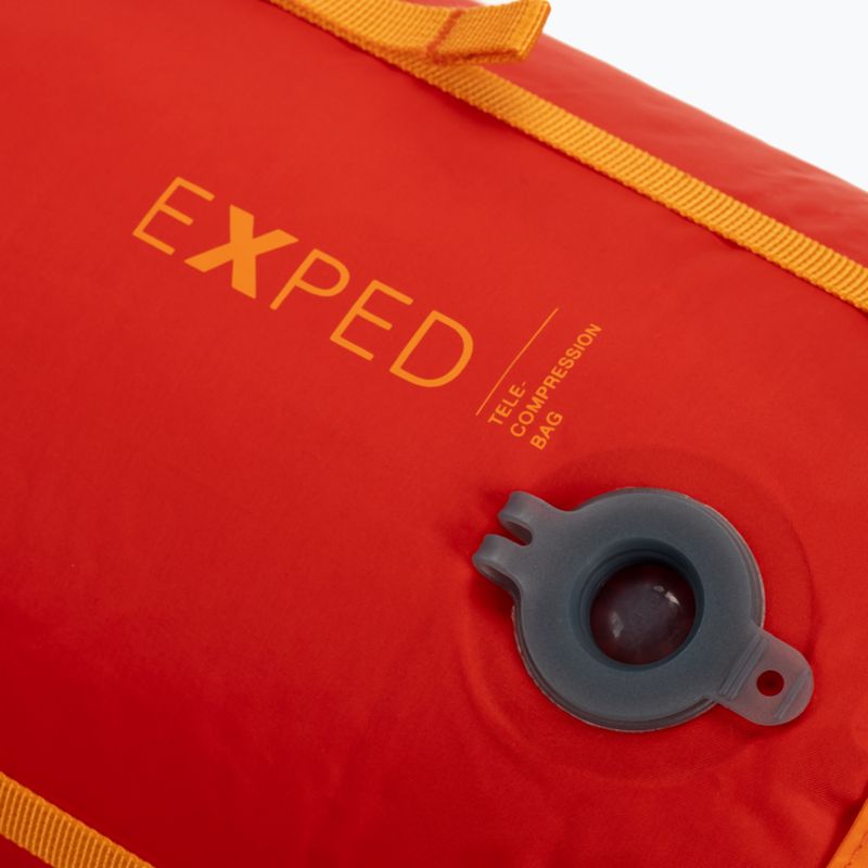 Exped Vodotesný vak Telecompression 13L červený EXP-BAG 3