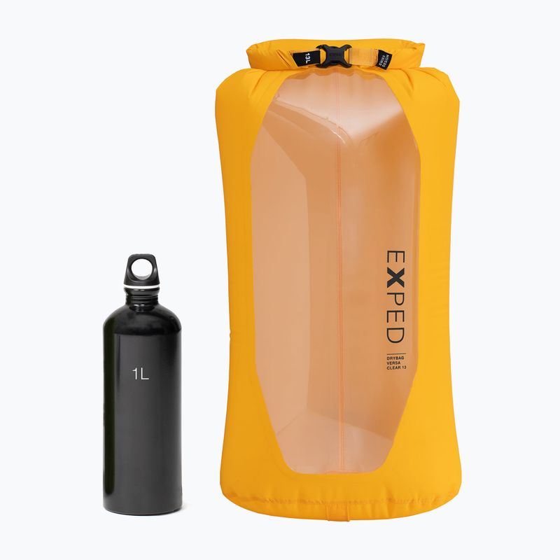 Nepromokavý vak Exped Drybag Versa Clear 13 l sunshine 2
