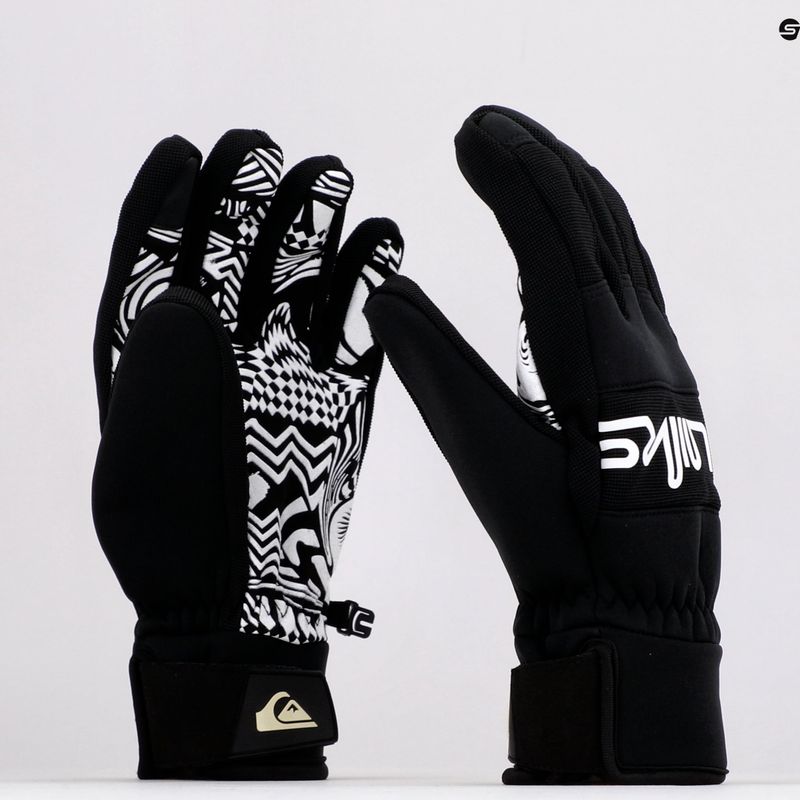 Quiksilver Method pánske snowboardové rukavice čierne EQYHN03154 5
