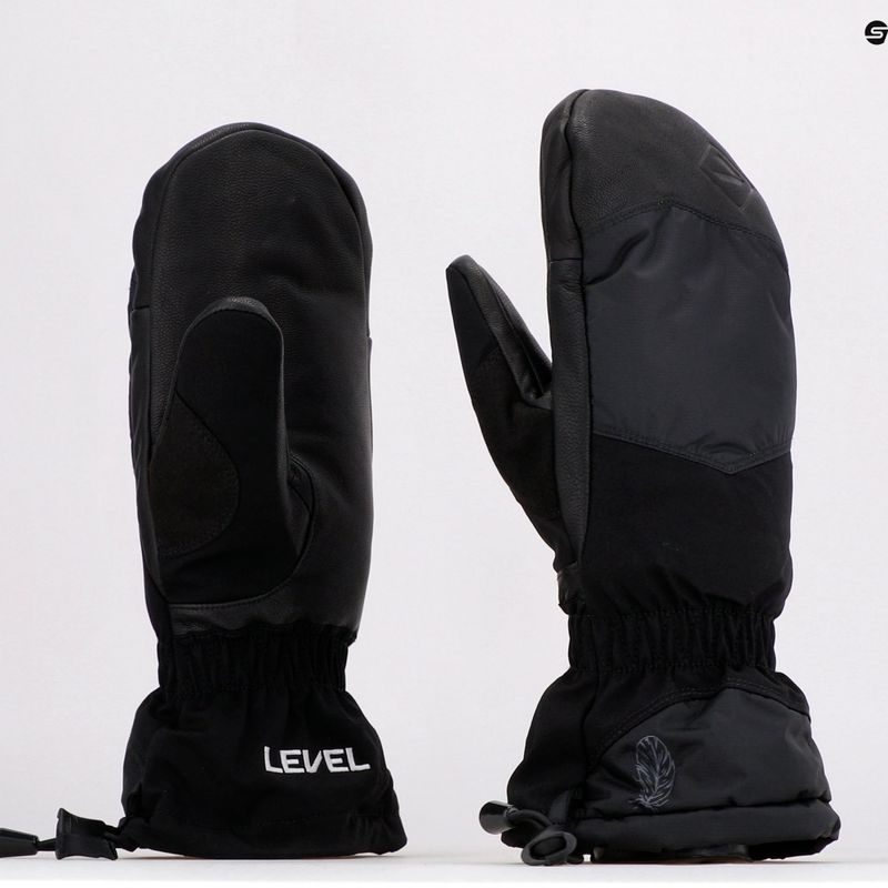 Pánske snowboardové rukavice Level Yeti Mitt black 2085 7