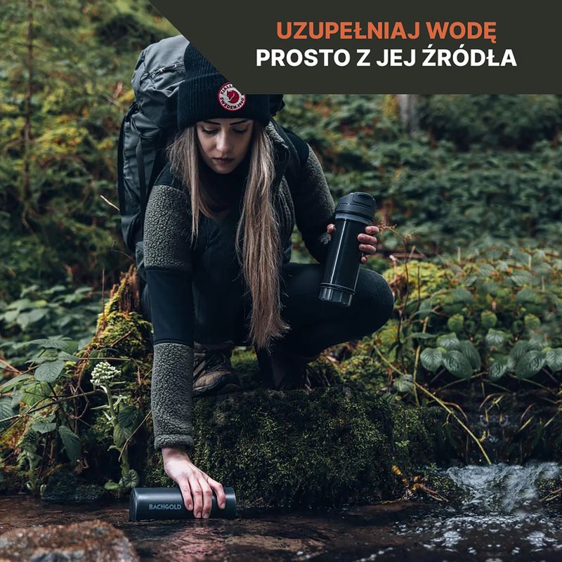 Cestovná fľaša s filtrom Bachgold Selfpress Waterfilter 500 ml white 4