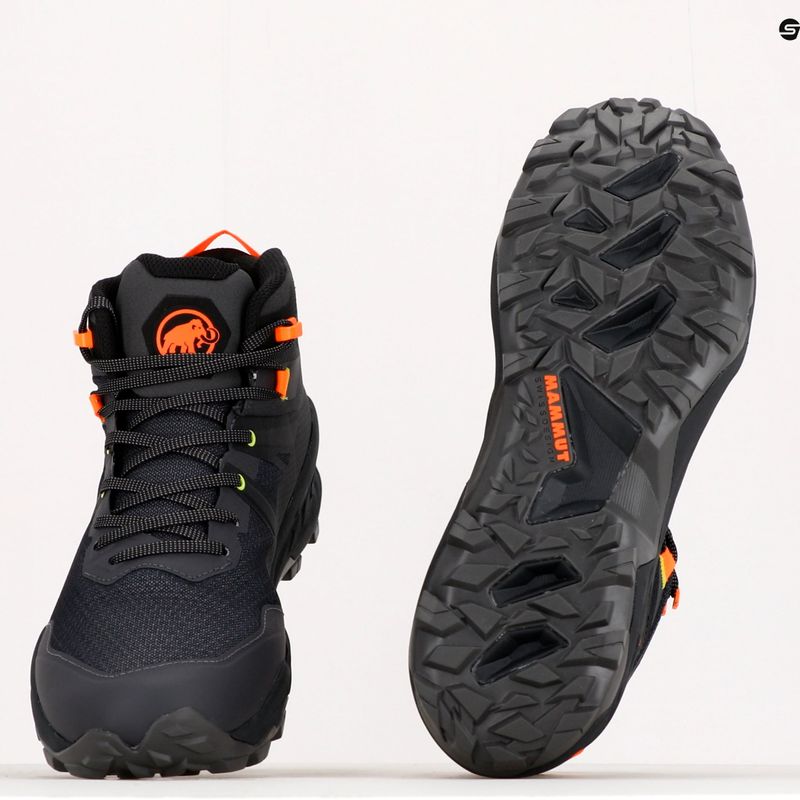 Pánske trekové topánky MAMMUT Sertig II Mid GTX grey 11