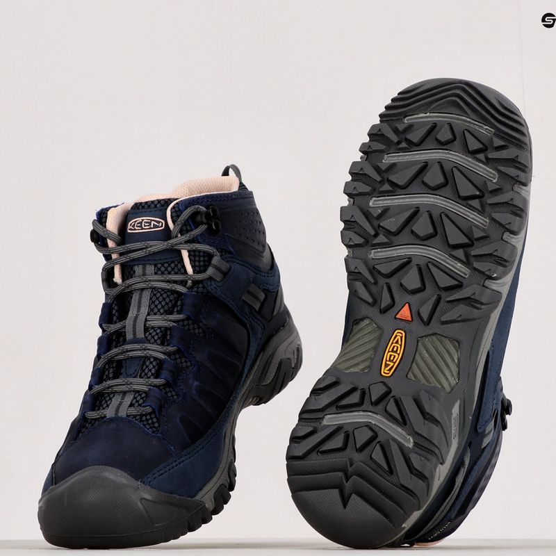 Dámske trekové topánky KEEN Targhee III Mid navy blue 1026863 11