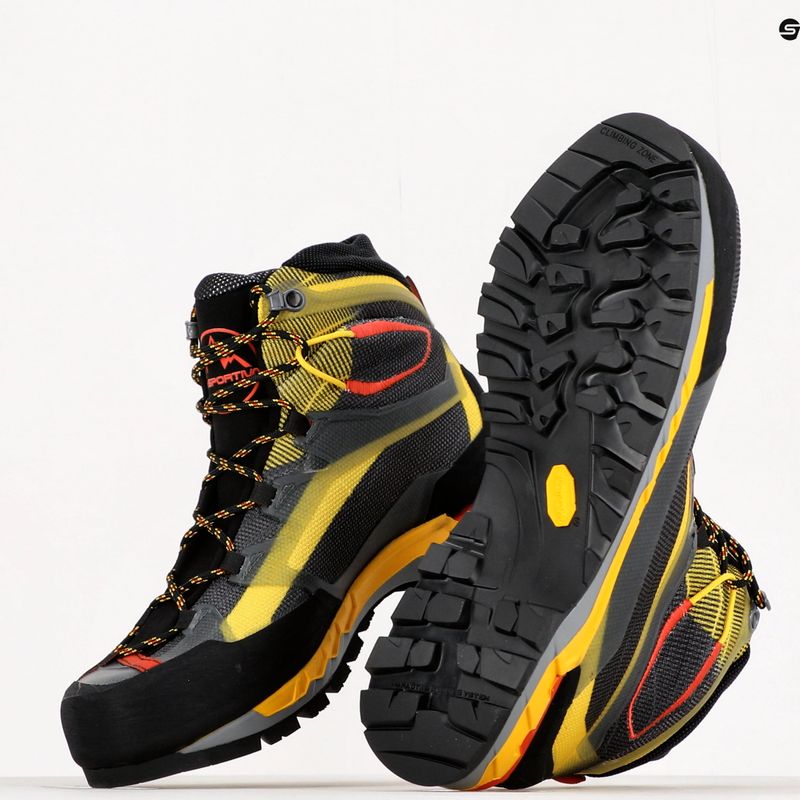 Pánske vysokohorské topánky La Sportiva Trango Tech GTX grey-yellow 21G999100 11